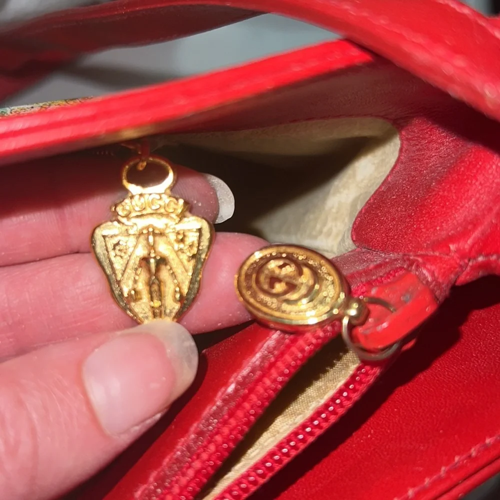 ❤️Authentic GUCCI flora bloom shoulder bag Crossbody  Vintage FLORAL pattern 🍀 - Picture 2 of 9